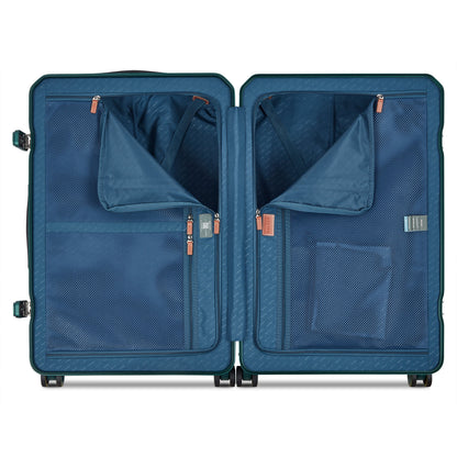 ALU'R 28-Inch Aluminum Check-In Suitcase, Green - Delsey Paris Classic