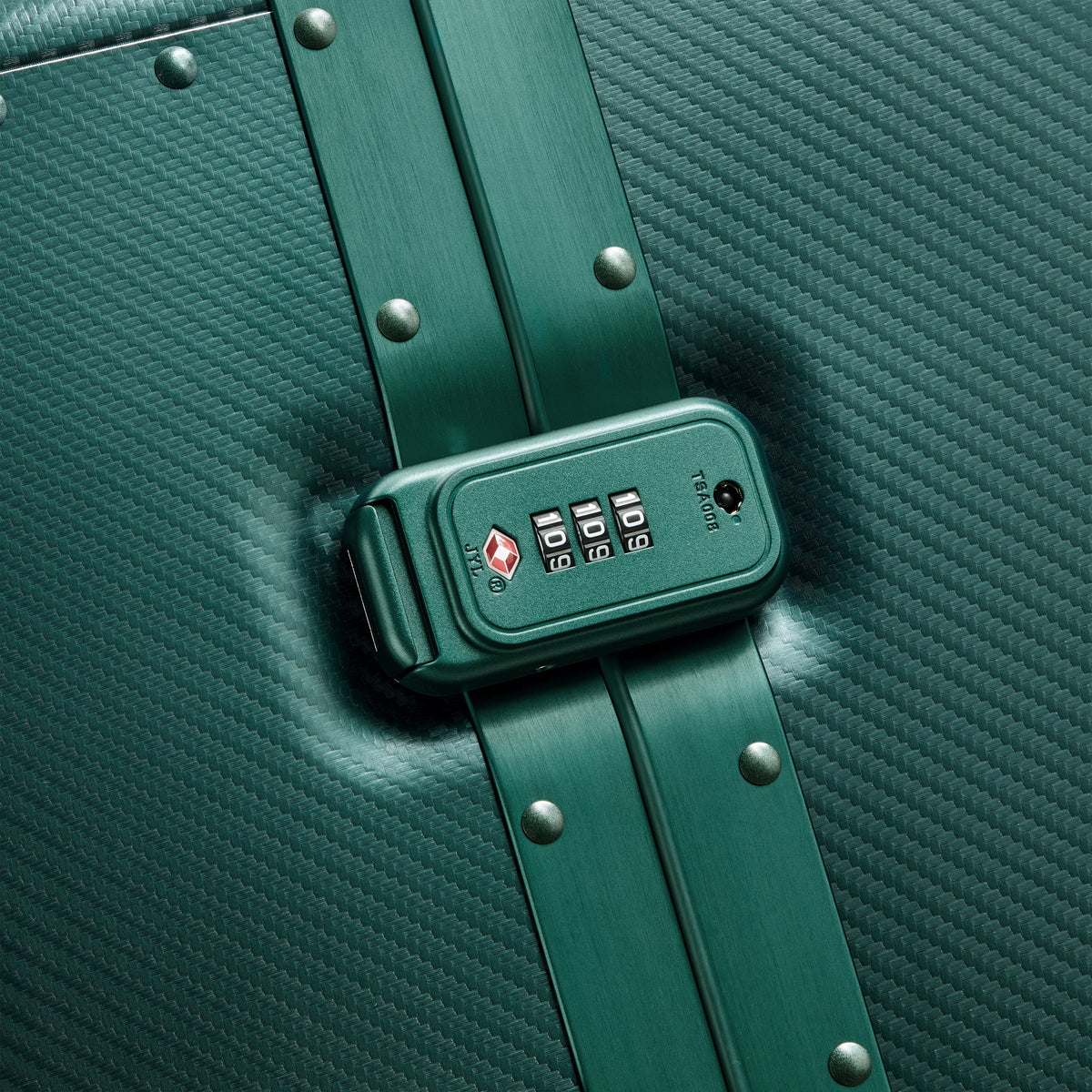 ALU'R 28-Inch Aluminum Check-In Suitcase, Green - Delsey Paris Classic