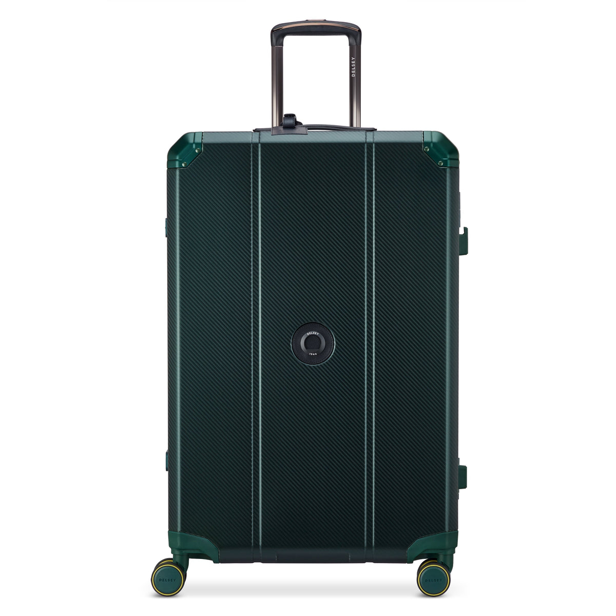 ALU'R 28-Inch Aluminum Check-In Suitcase, Green - Delsey Paris Classic