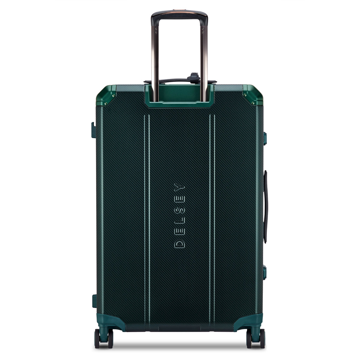 ALU'R 28-Inch Aluminum Check-In Suitcase, Green - Delsey Paris Classic
