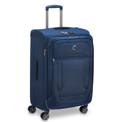 HELIUM DLX 28-Inch Expandable Check-In Suitcase, Navy - Delsey Paris Premium