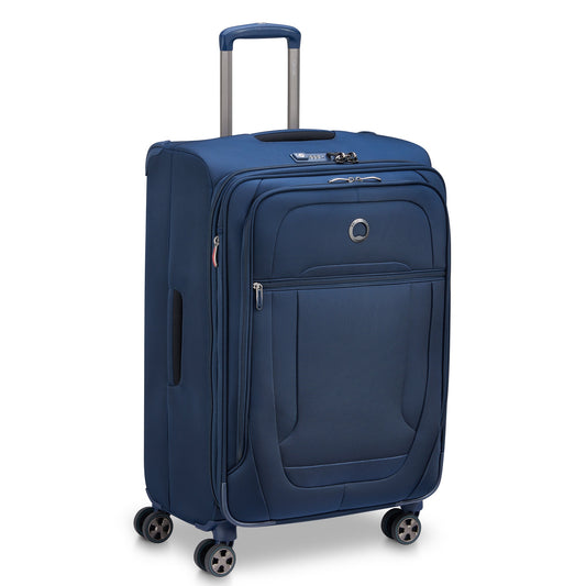 HELIUM DLX 28-Inch Expandable Check-In Suitcase, Navy - Delsey Paris Premium