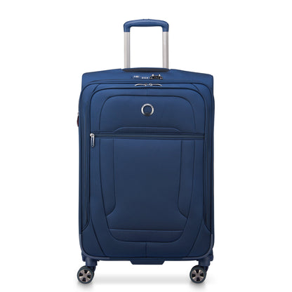 HELIUM DLX 28-Inch Expandable Check-In Suitcase, Navy - Delsey Paris Premium