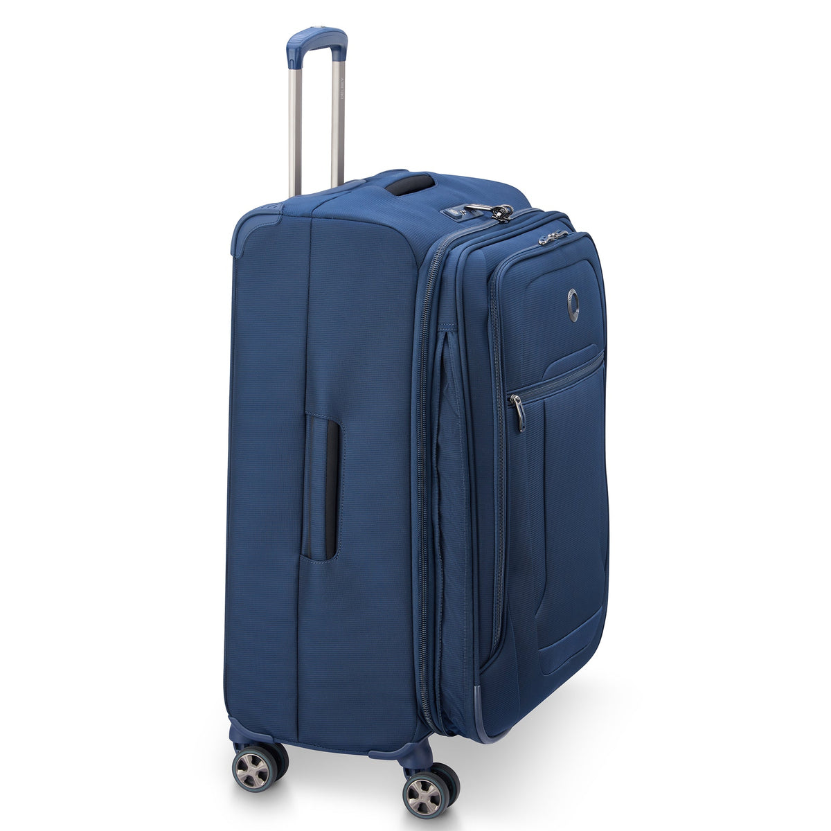 HELIUM DLX 28-Inch Expandable Check-In Suitcase, Navy - Delsey Paris Premium