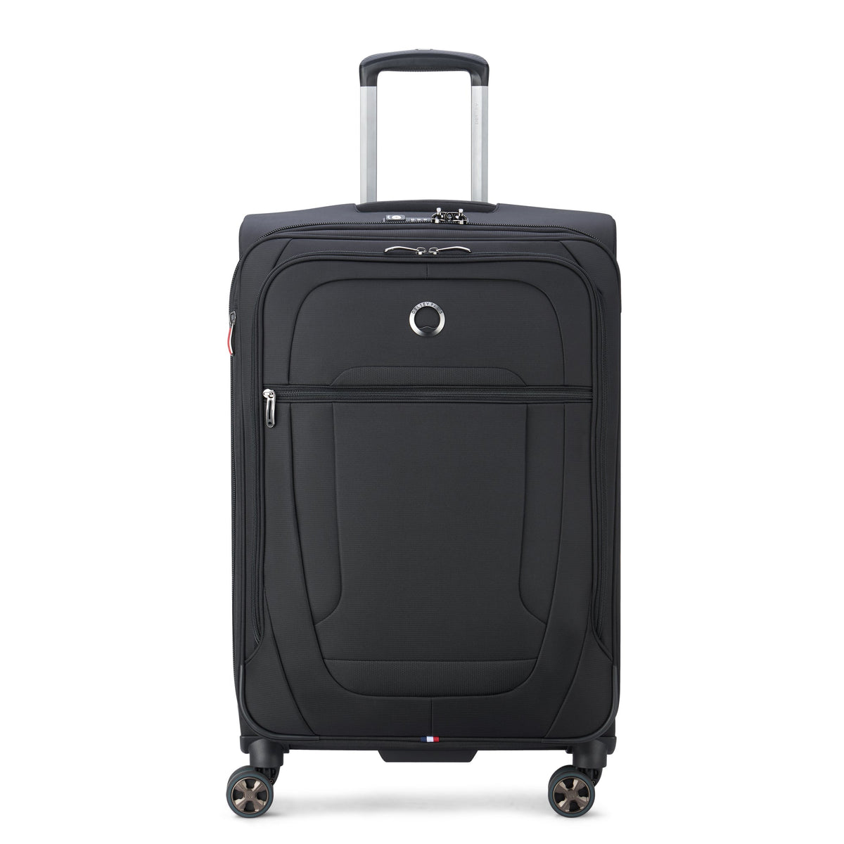 HELIUM DLX 28-Inch Expandable Check-In Suitcase, Black - Delsey Paris Premium