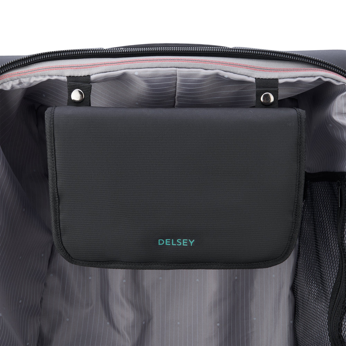 HELIUM DLX 28-Inch Expandable Check-In Suitcase, Black - Delsey Paris Premium