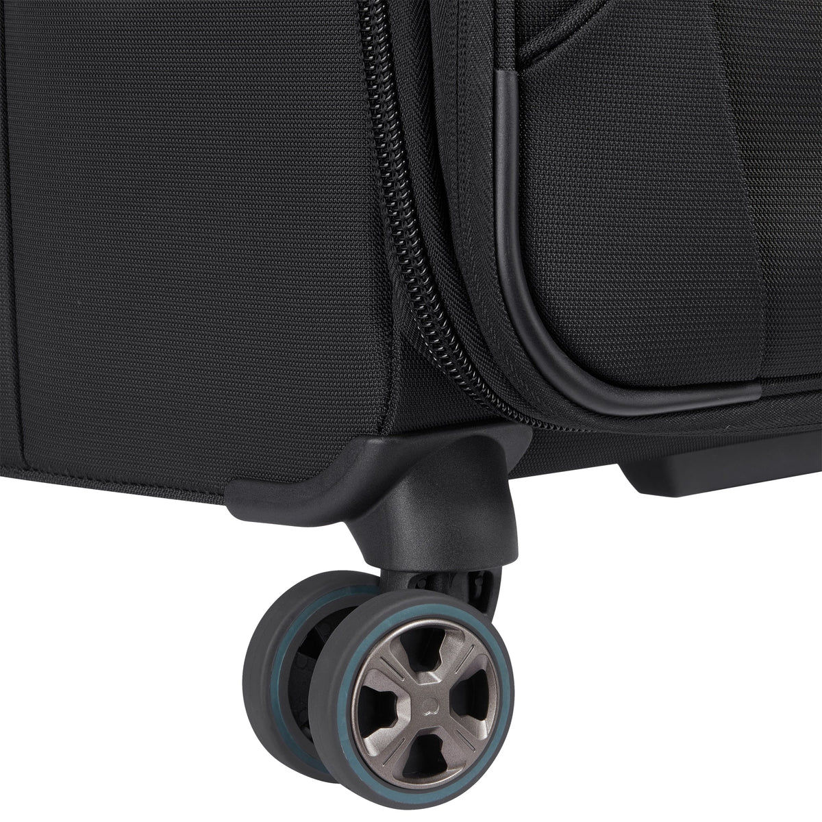 HELIUM DLX 33-Inch Expandable Check-In Suitcase, Black - Delsey Paris Premium