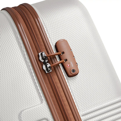 FLANERIE SE 30-Inch Check-In Suitcase, Champagne - Delsey Paris Essential
