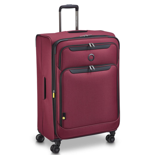 SKY MAX 3.0 31-Inch Check-In Suitcase, Burgundy - Delsey Paris Value