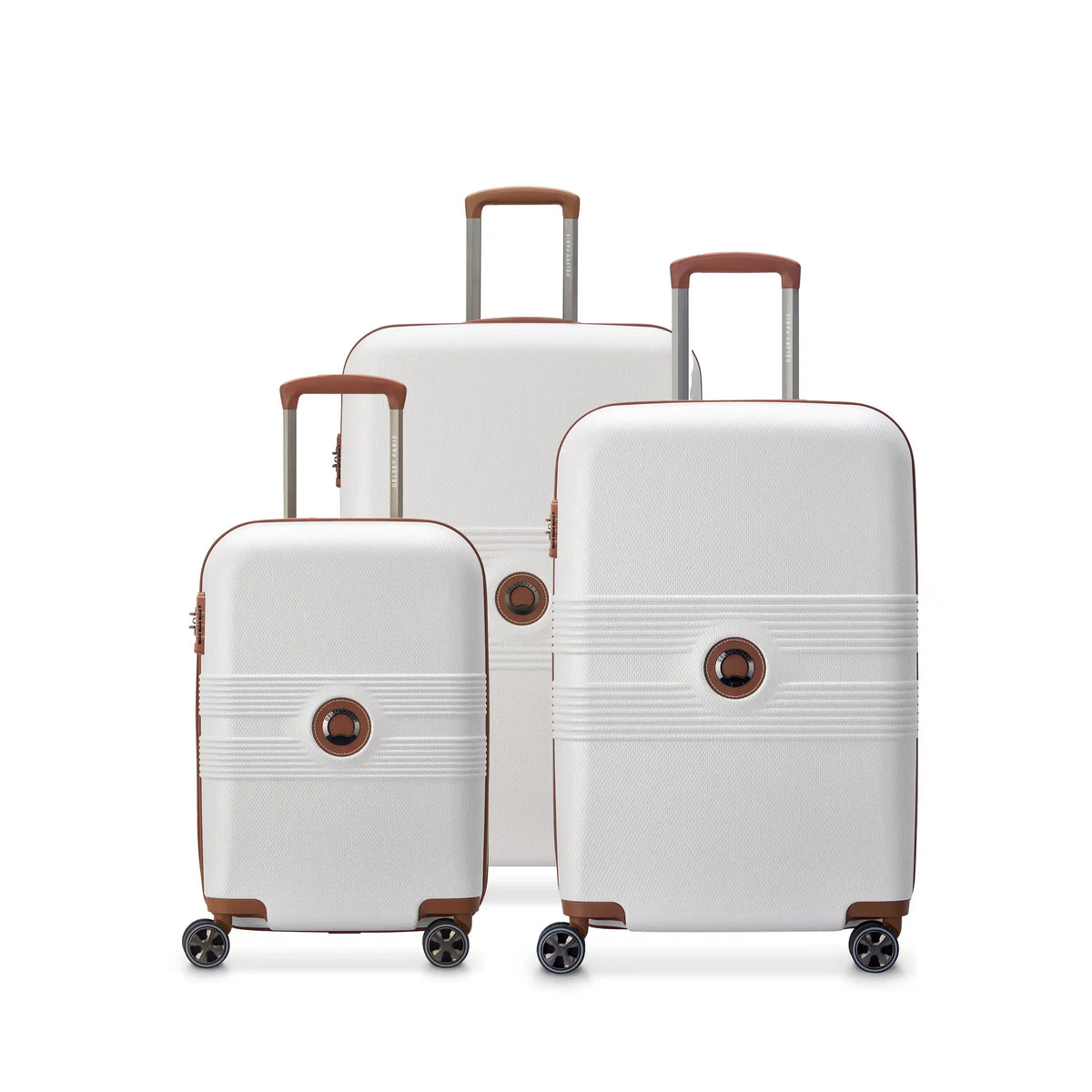 FLANERIE SE 3-Piece Luggage Set, Champagne - Delsey Paris Premium