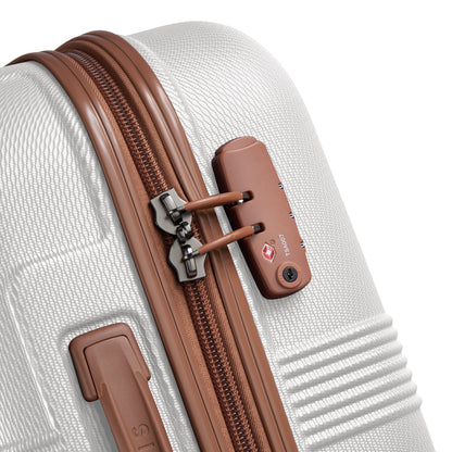 FLANERIE SE 3-Piece Luggage Set, Champagne - Delsey Paris Premium