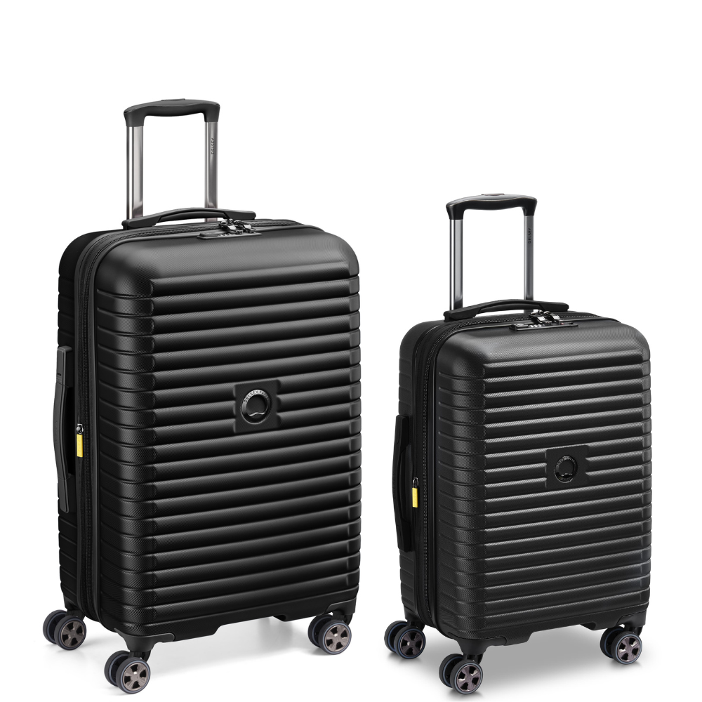 CRUISE 3.0 2-Piece Luggage Set, Black - Delsey Paris New