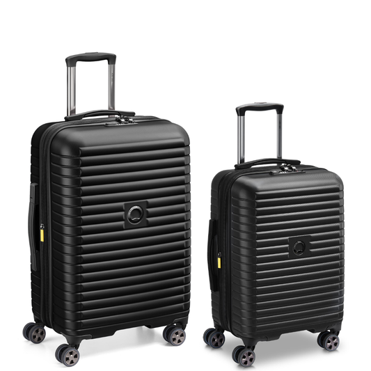 CRUISE 3.0 2-Piece Luggage Set, Black - Delsey Paris New