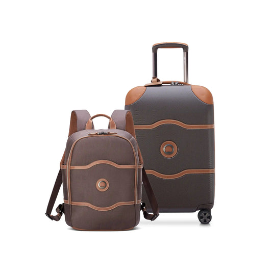 CHATELET AIR 2.0 2-Piece Luggage Set, Brown - Delsey Paris Recommended