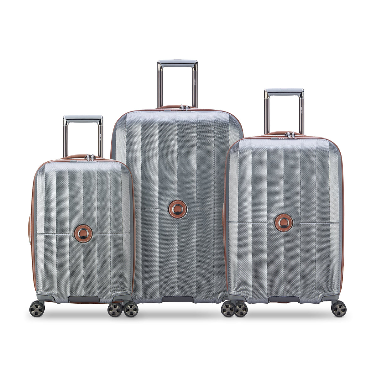 CARROUSEL 3-Piece Luggage Set, Platinum - Delsey Paris Exclusive