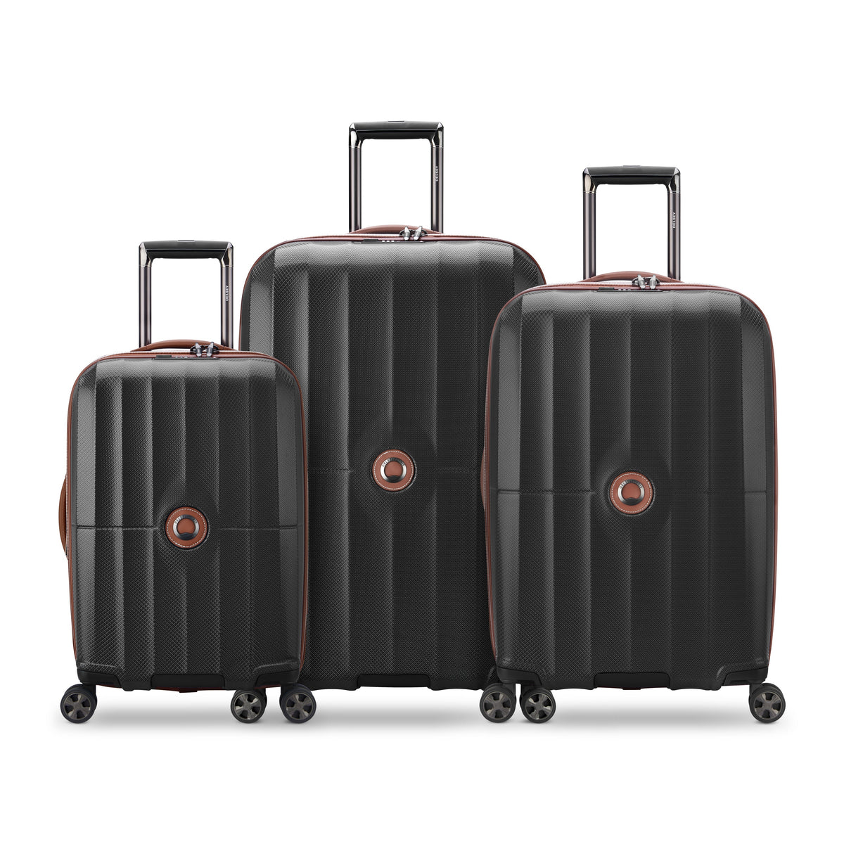 CARROUSEL 3-Piece Luggage Set, Black - Delsey Paris Sale