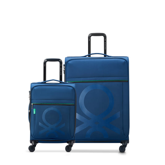 COLOR BLOCK 2-Piece Luggage Set, Navy - Delsey Paris Essential