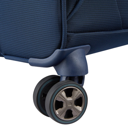 HELIUM DLX 4-Wheeled Garment Bag, Navy - Delsey Paris Premium