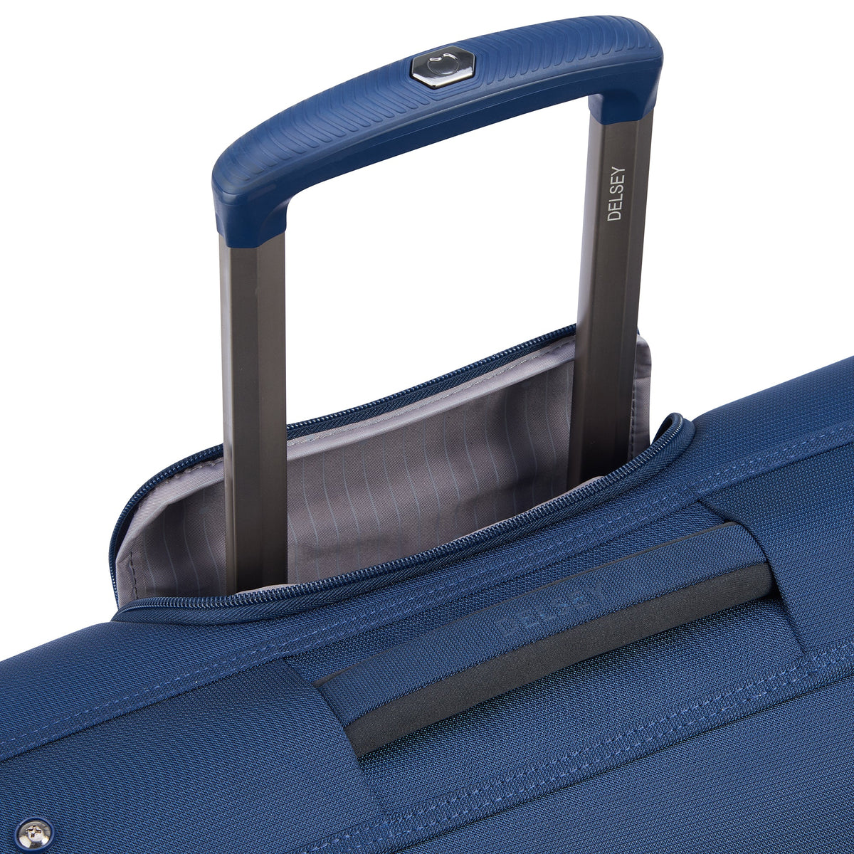 HELIUM DLX 4-Wheeled Garment Bag, Navy - Delsey Paris Premium