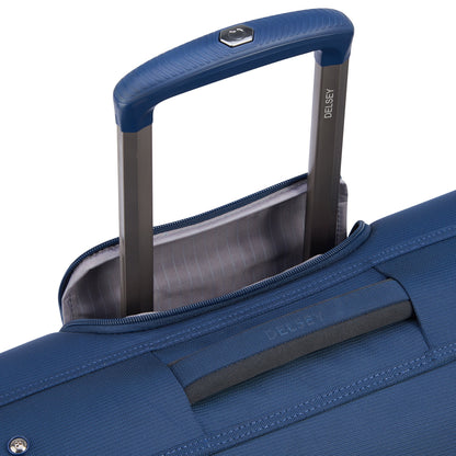 HELIUM DLX 4-Wheeled Garment Bag, Navy - Delsey Paris Premium