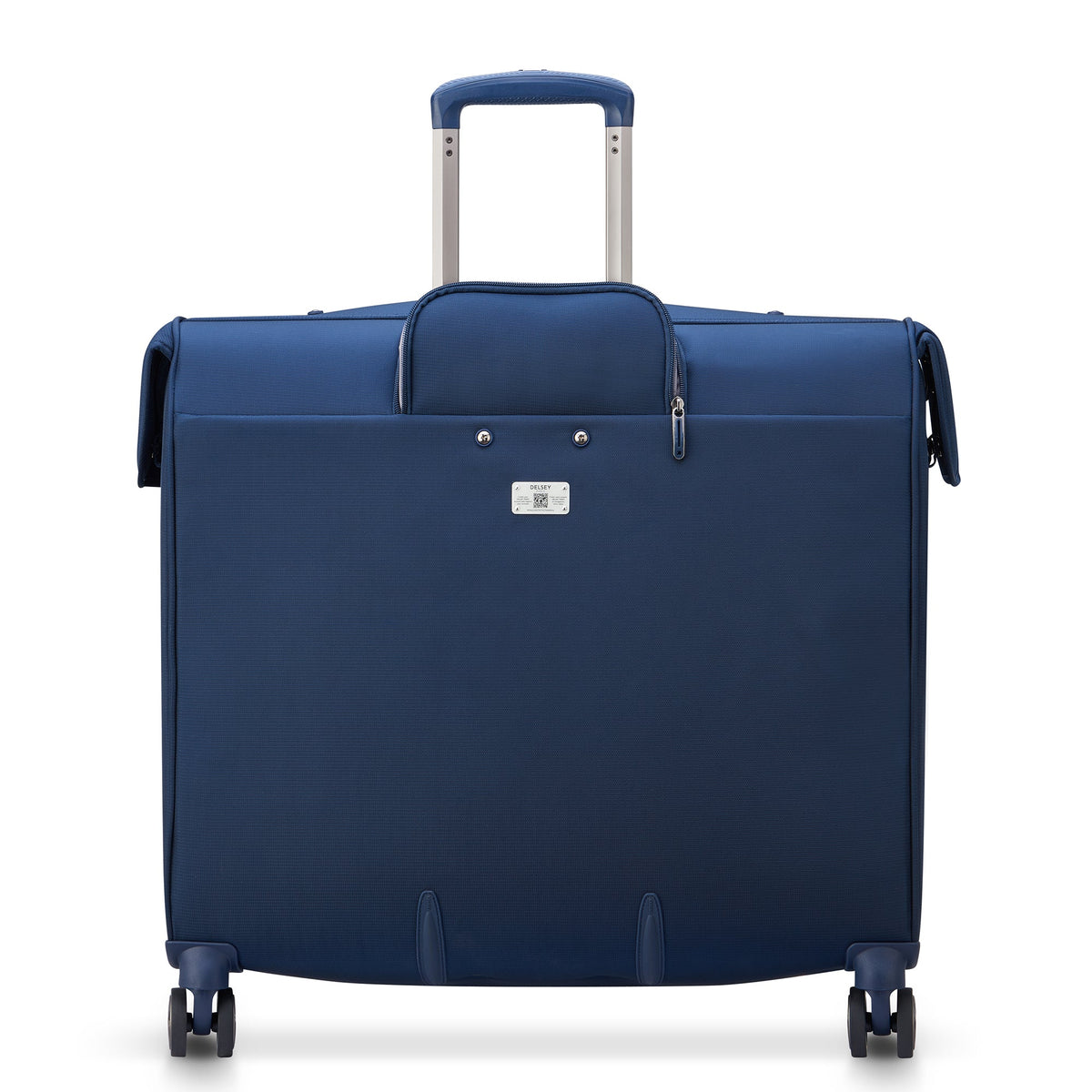 HELIUM DLX 4-Wheeled Garment Bag, Navy - Delsey Paris Premium