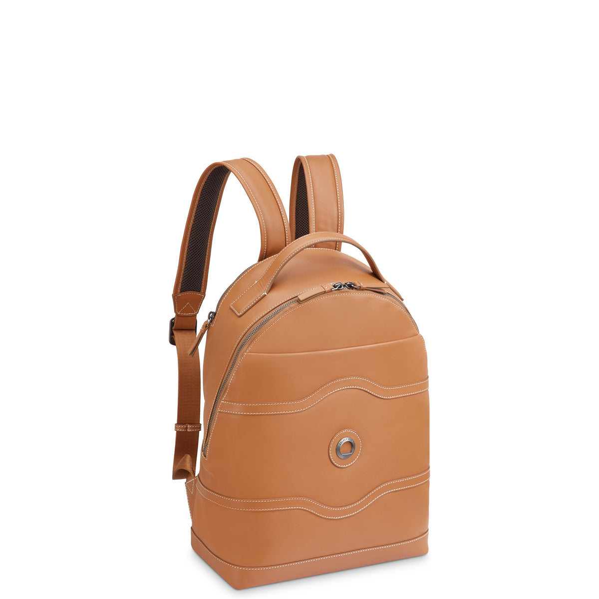 CHATELET AIR 2.0 Leather Backpack, Cognac - Delsey Paris Trusted
