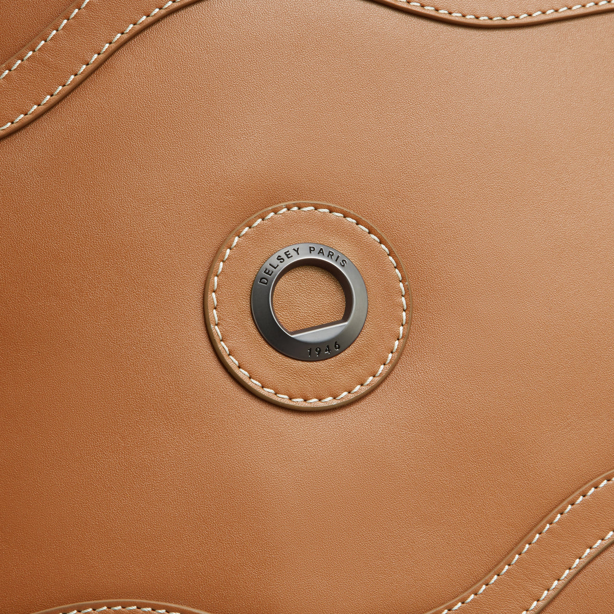 CHATELET AIR 2.0 Leather Backpack, Cognac - Delsey Paris Trusted
