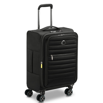 CRUISE 3.0 23-Inch Expandable Carry-On Suitcase, Black - Delsey Paris Latest