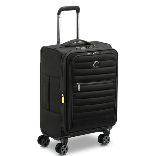 CRUISE 3.0 23-Inch Expandable Carry-On Suitcase, Black - Delsey Paris Latest