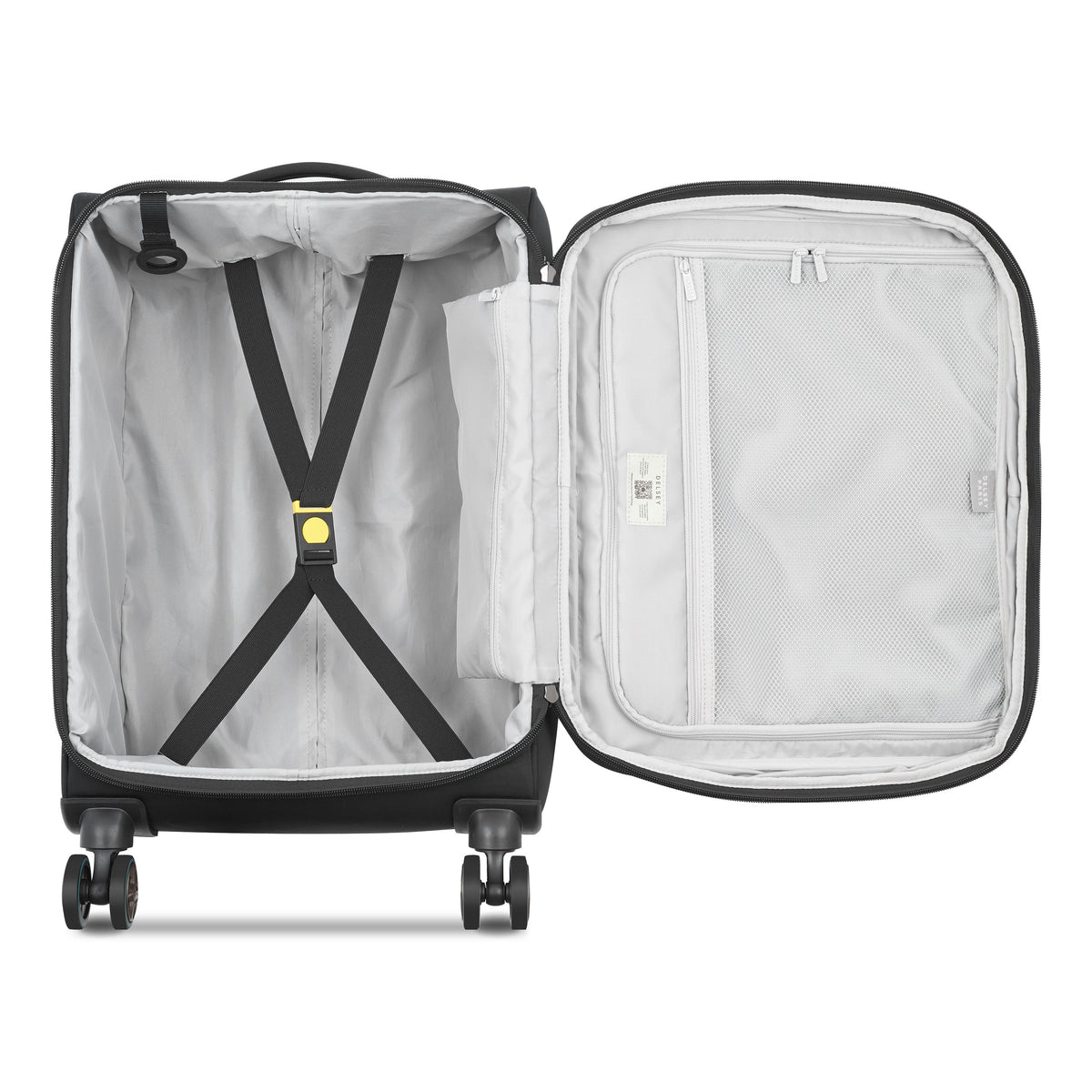 CRUISE 3.0 23-Inch Expandable Carry-On Suitcase, Black - Delsey Paris Latest