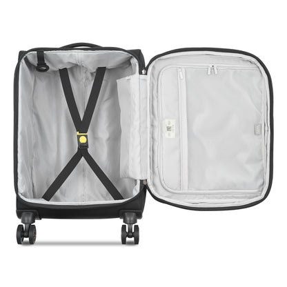 CRUISE 3.0 23-Inch Expandable Carry-On Suitcase, Black - Delsey Paris Latest