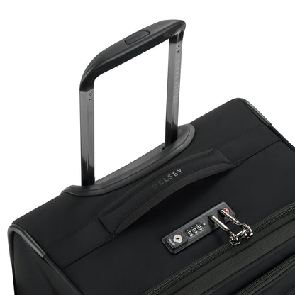 CRUISE 3.0 23-Inch Expandable Carry-On Suitcase, Black - Delsey Paris Latest