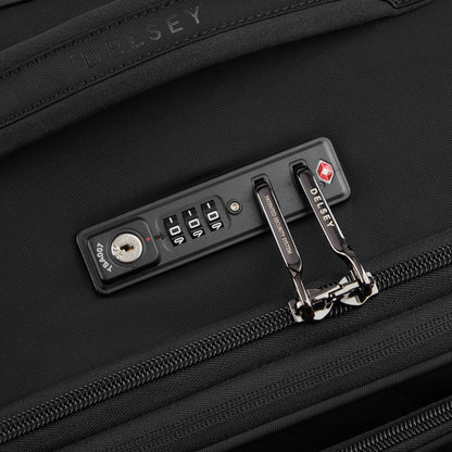 CRUISE 3.0 23-Inch Expandable Carry-On Suitcase, Black - Delsey Paris Latest