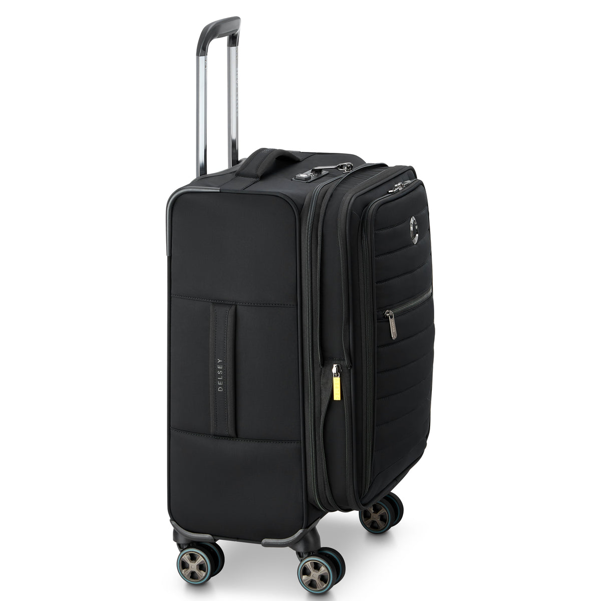 CRUISE 3.0 23-Inch Expandable Carry-On Suitcase, Black - Delsey Paris Latest