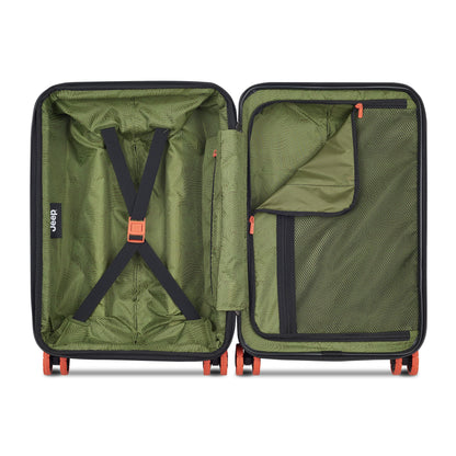 JH001A 23-Inch Expandable Carry-On Suitcase, Anthracite - Delsey Paris Top Pick