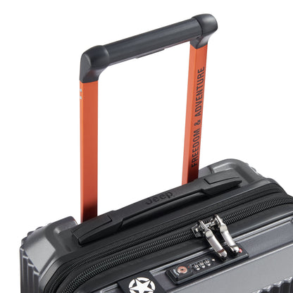 JH001A 23-Inch Expandable Carry-On Suitcase, Anthracite - Delsey Paris Top Pick