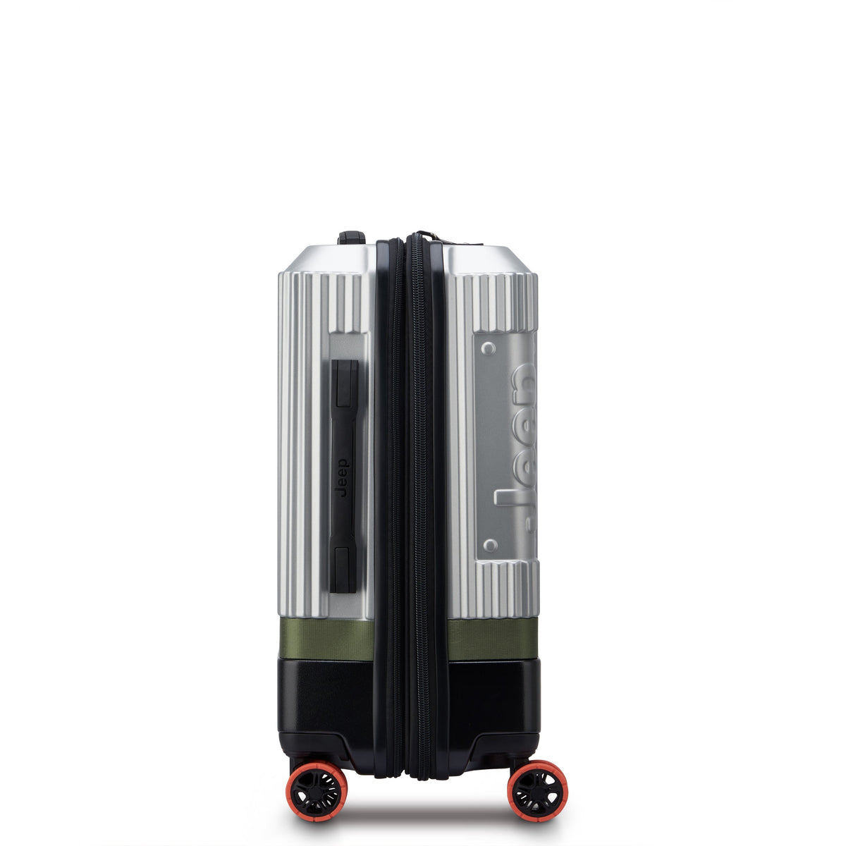 JH001A 23-Inch Expandable Carry-On Suitcase, Silver - Delsey Paris Everyday