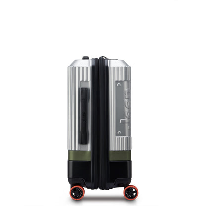 JH001A 23-Inch Expandable Carry-On Suitcase, Silver - Delsey Paris Everyday
