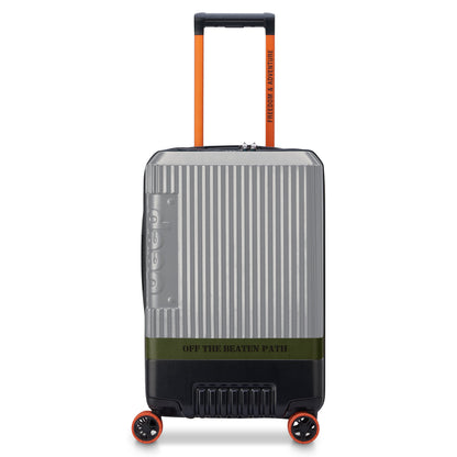 JH001A 23-Inch Expandable Carry-On Suitcase, Silver - Delsey Paris Everyday