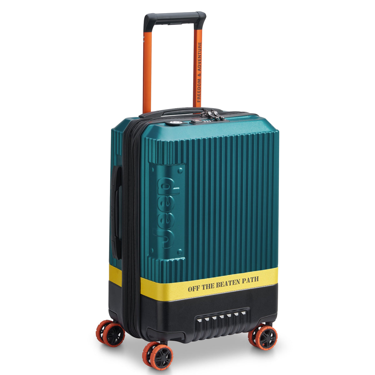 JH001A 23-Inch Expandable Carry-On Suitcase, Pine - Delsey Paris New