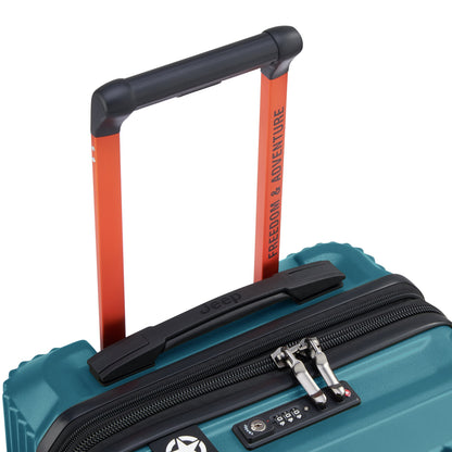 JH001A 23-Inch Expandable Carry-On Suitcase, Pine - Delsey Paris New
