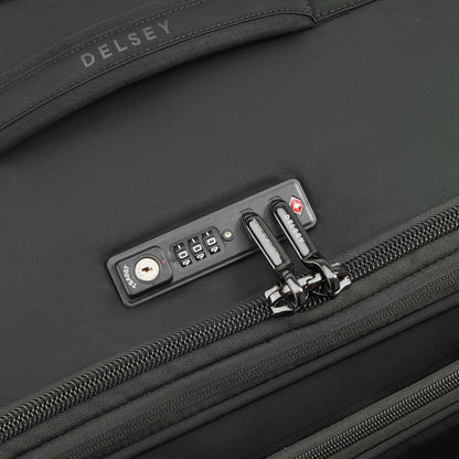 CRUISE 3.0 31-Inch Expandable Check-In Suitcase, Black - Delsey Paris Quality