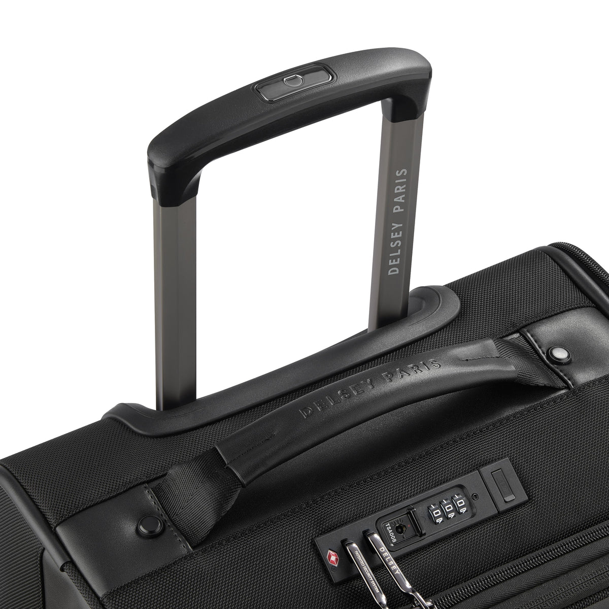 WAGRAM 23-Inch Expandable Carry-On Suitcase, Black - Delsey Paris Smart Buy