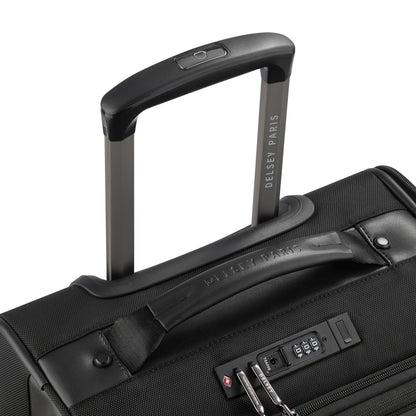 WAGRAM 23-Inch Expandable Carry-On Suitcase, Black - Delsey Paris Smart Buy