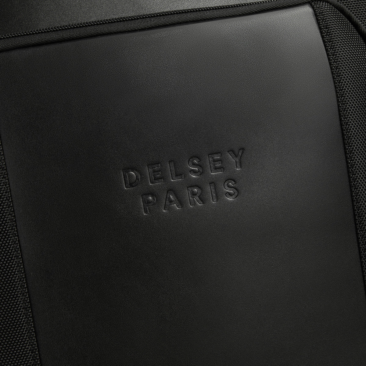WAGRAM 23-Inch Expandable Carry-On Suitcase, Black - Delsey Paris Smart Buy