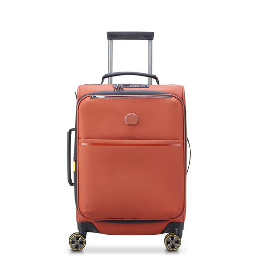 TURENNE SOFT 23-Inch Carry-On Suitcase, Brick - Delsey Paris Latest