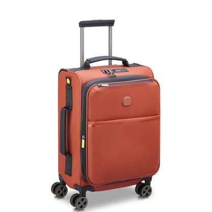 TURENNE SOFT 23-Inch Carry-On Suitcase, Brick - Delsey Paris Latest