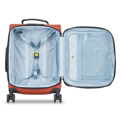 TURENNE SOFT 23-Inch Carry-On Suitcase, Brick - Delsey Paris Latest