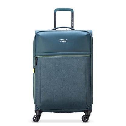 BROCHANT 3 27-Inch Expandable Check-In Suitcase, Green - Delsey Paris Latest