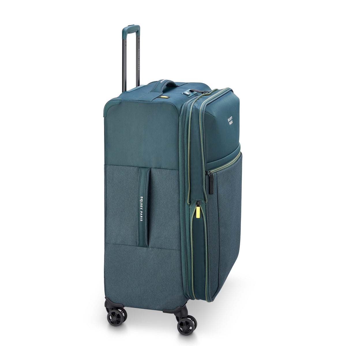 BROCHANT 3 27-Inch Expandable Check-In Suitcase, Green - Delsey Paris Latest